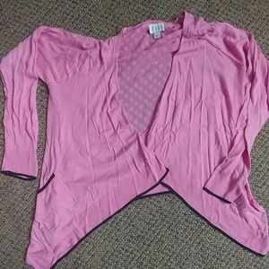 Pink cardigan